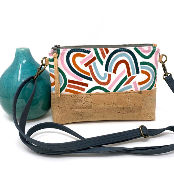 Mini Crossbody, Fabrick & Cork