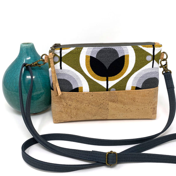 Mini Crossbody, Fabrick & Cork