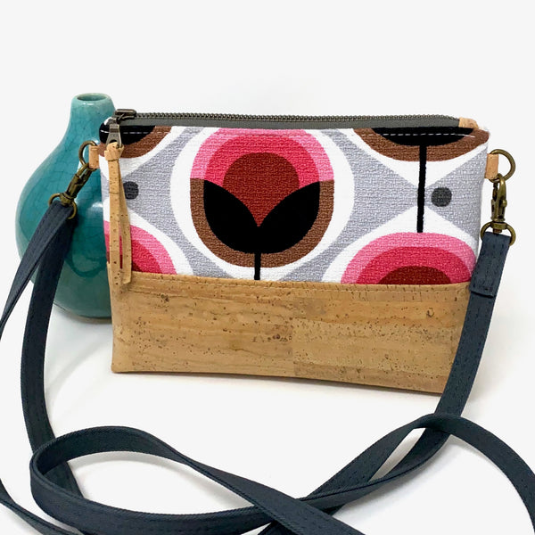Mini Crossbody, Fabrick & Cork