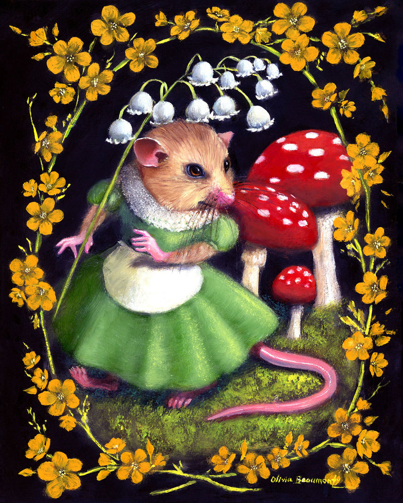 Miss Marigold Mouse Print