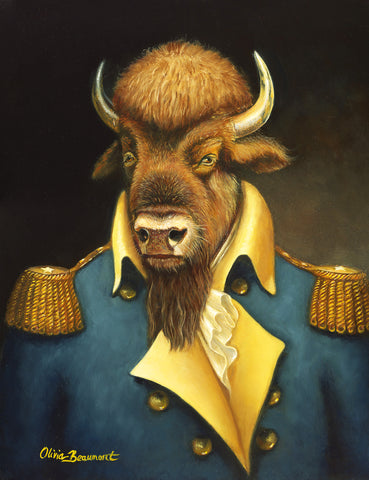Mr President Bison Print