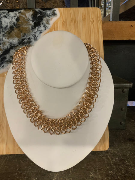 Necklace Anodized Aliminum 5x1