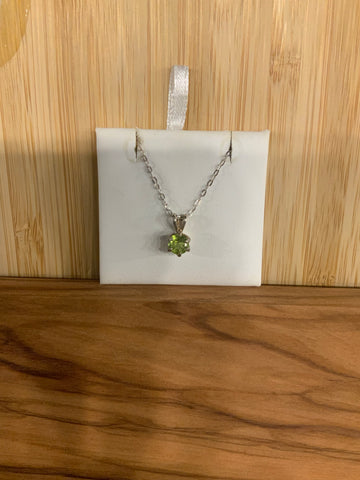 Necklace Peridot/SS