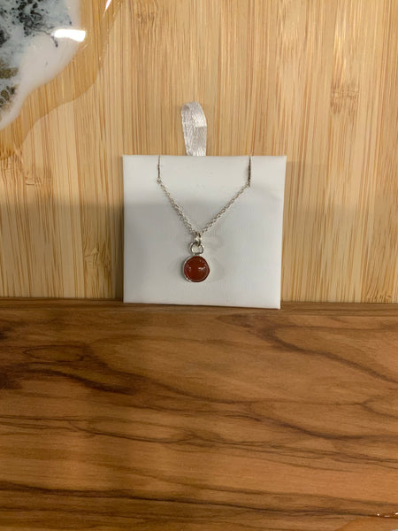 Necklace Carnelian/ss