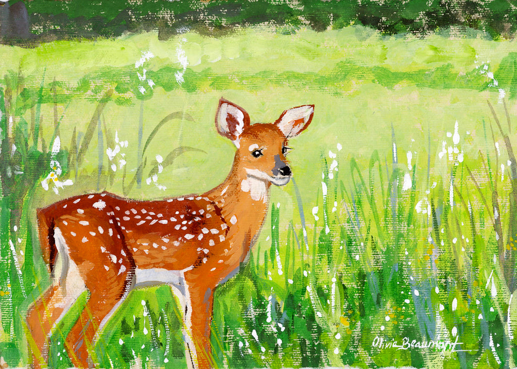 New Beginning Fawn Print
