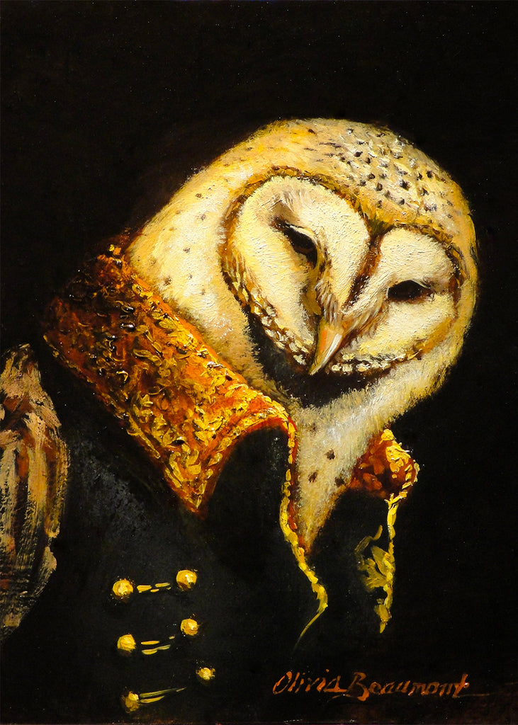 Night Sentry Barn Owl Print