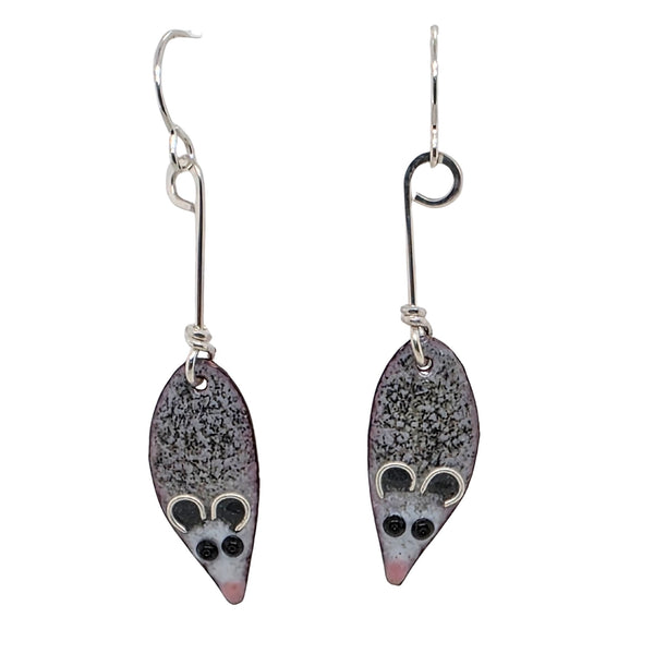 Opossum Earrings