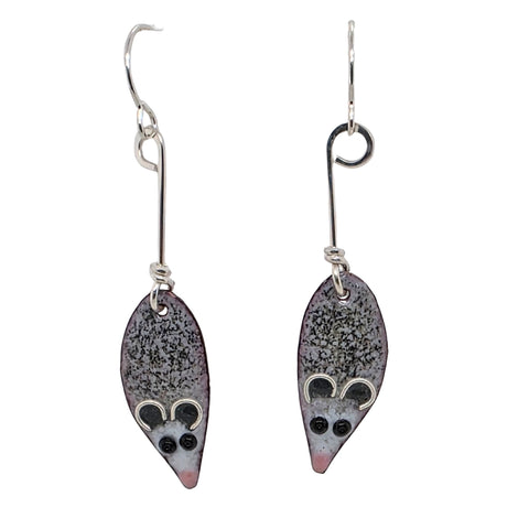 Opossum Earrings