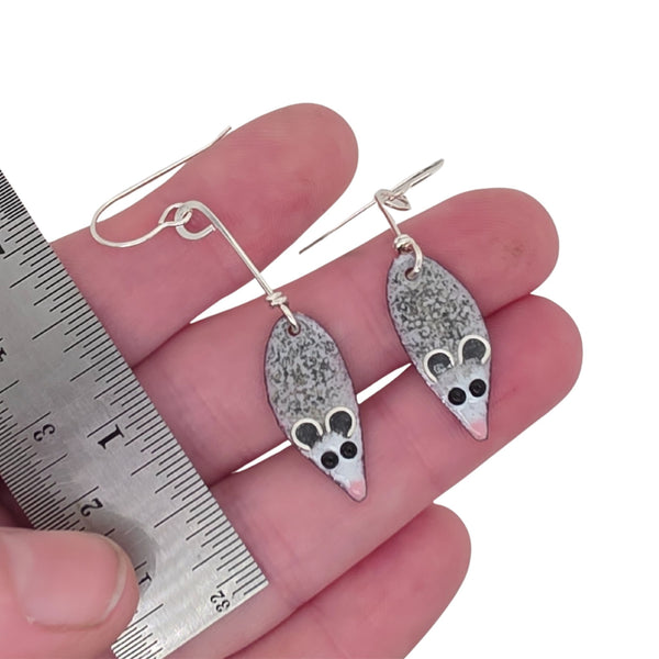 Opossum Earrings