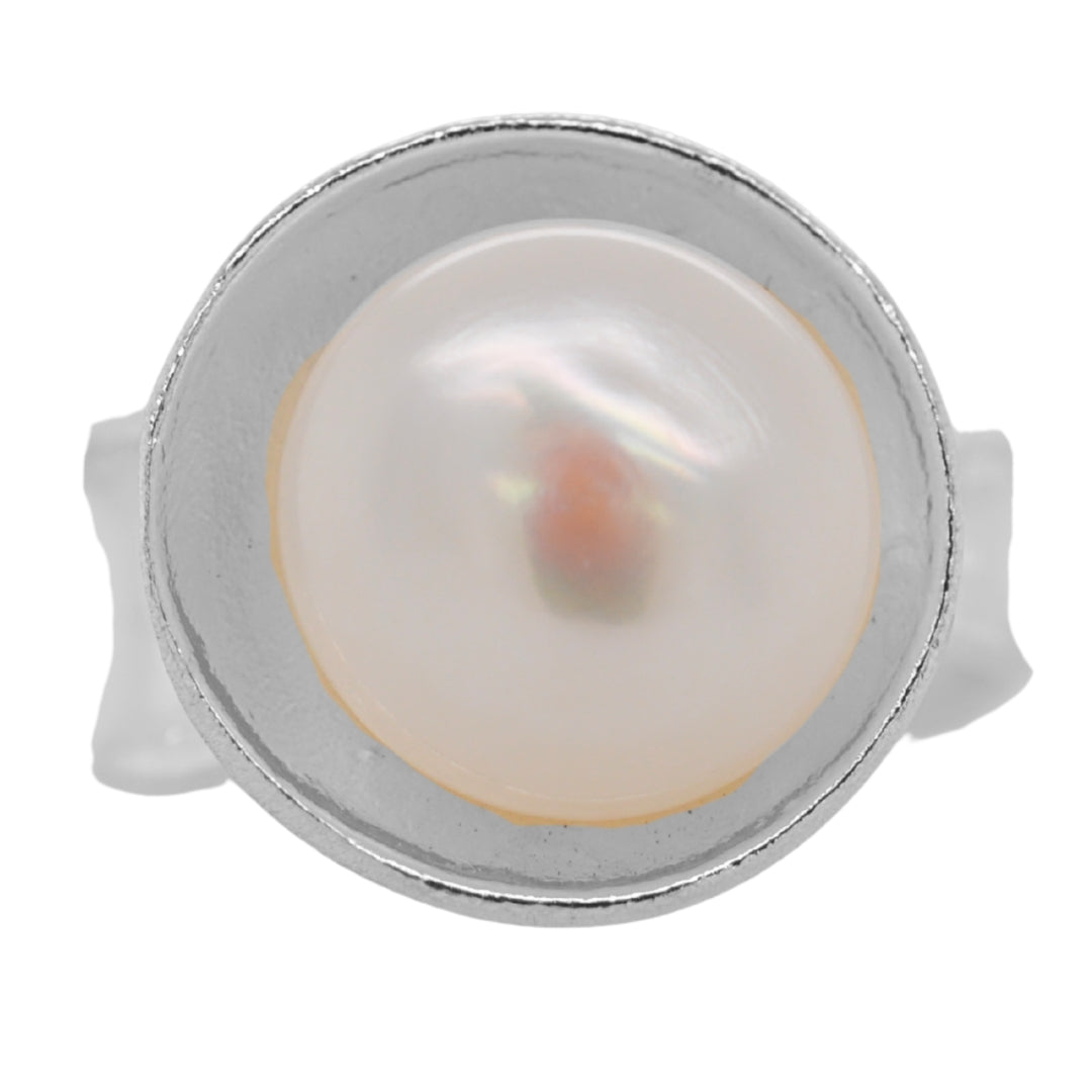 Pearl Ripple Ring