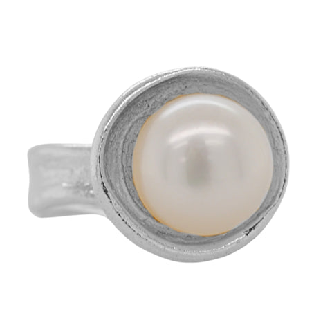 Pearl Ripple Ring