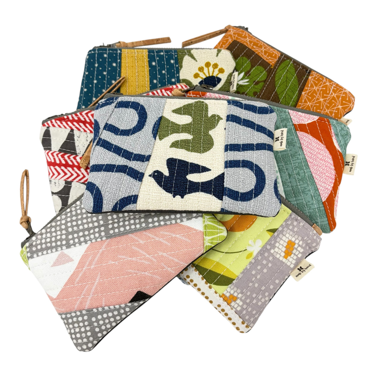 One-of-a-Kind Quilted Mini Pouches