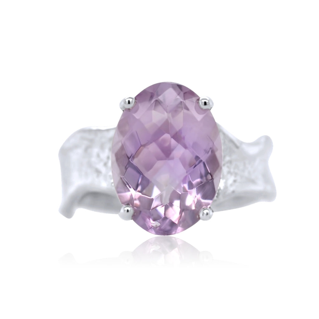 Pink Amethyst Twilight Glow Ring
