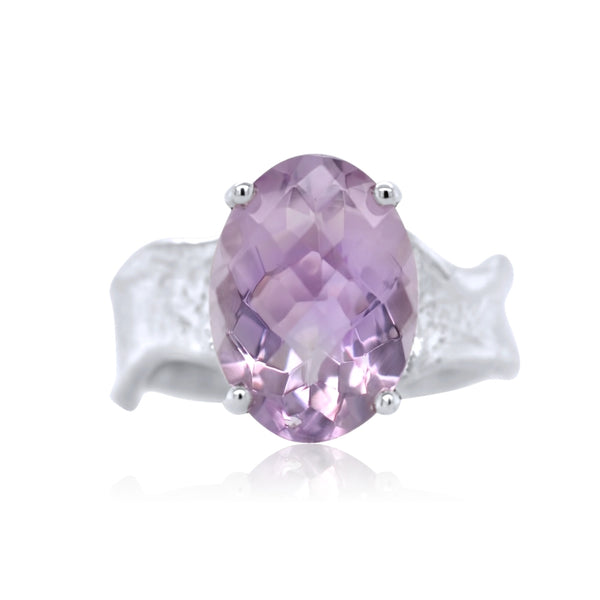 Pink Amethyst Twilight Glow Ring