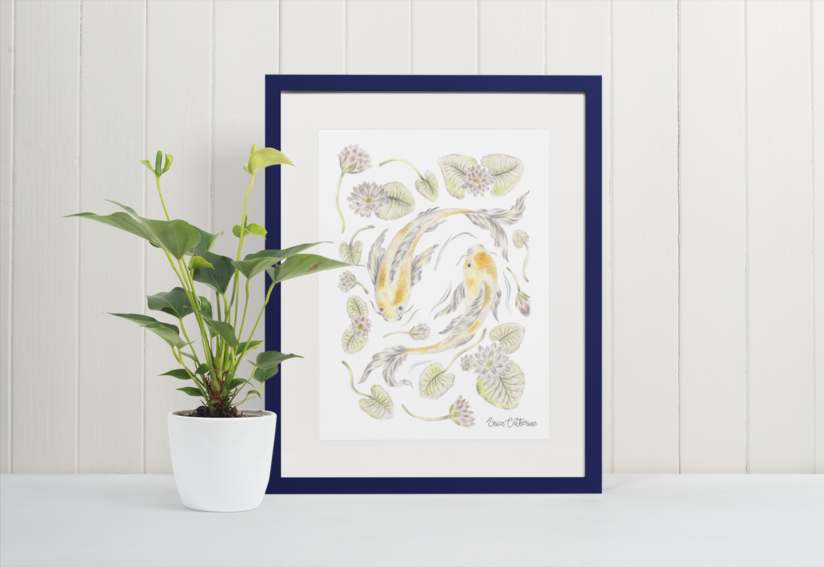 Pisces Zodiac Sign Print