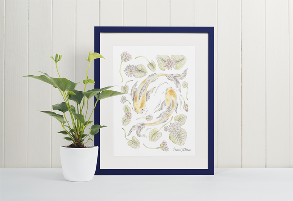 Pisces Zodiac Sign Print