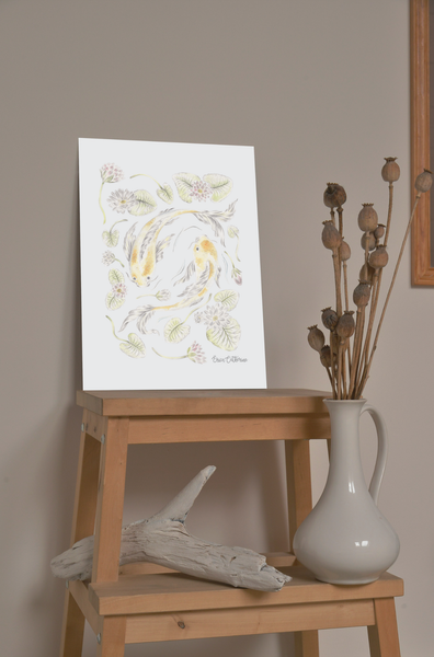 Pisces Zodiac Sign Print by Erica Catherine Gallery 209