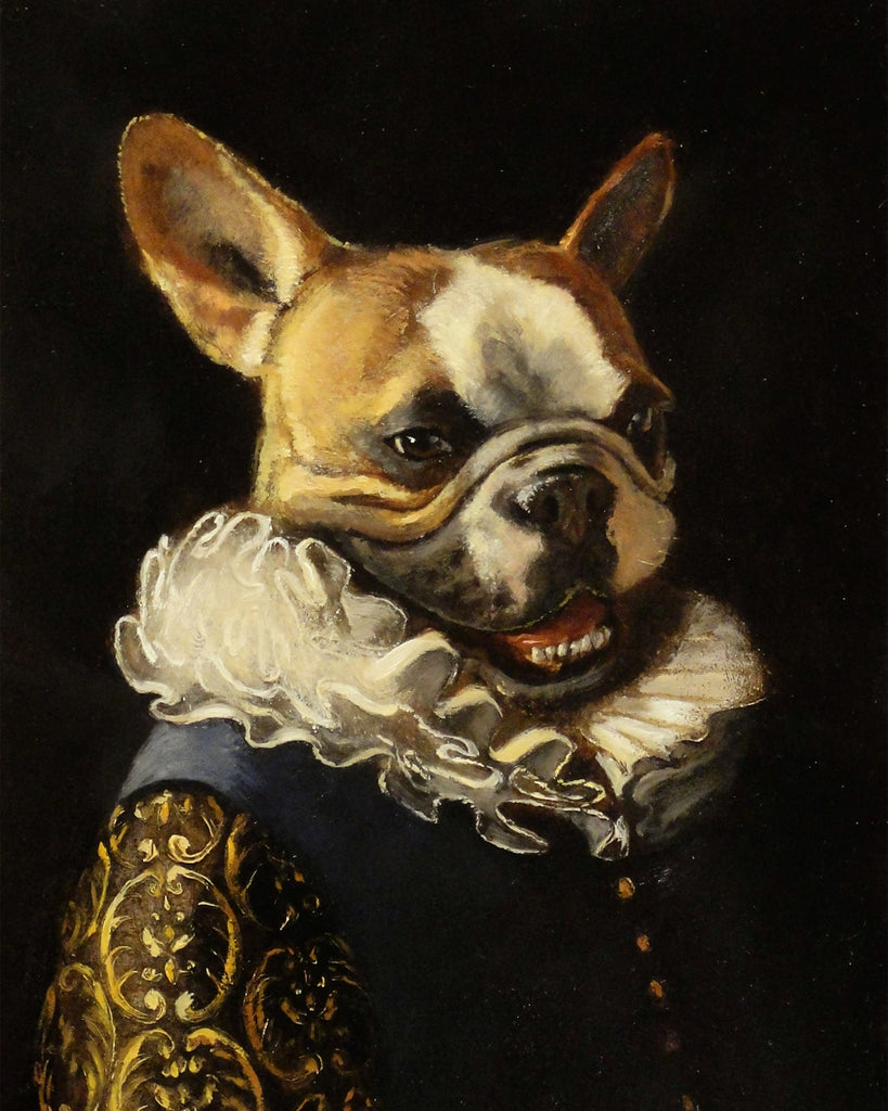 Radar French Bulldog Print