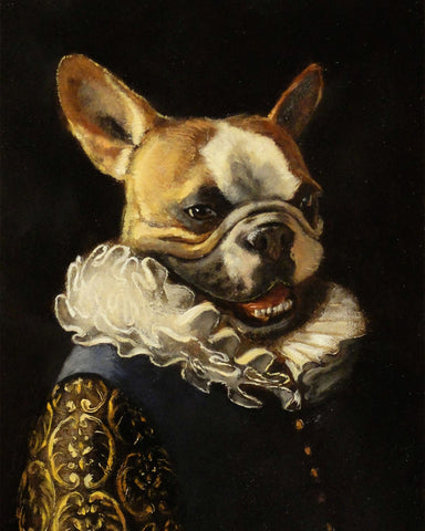 Radar French Bulldog Print