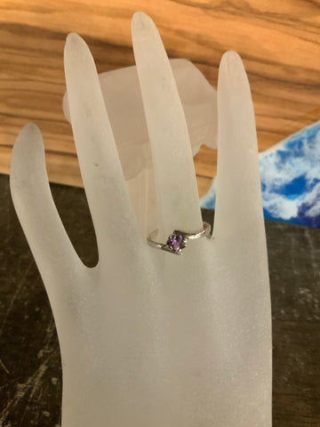 Ring Sterling Amethyst 1