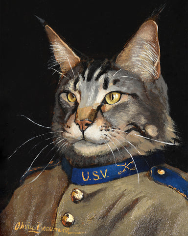 Rutherford Cat Print