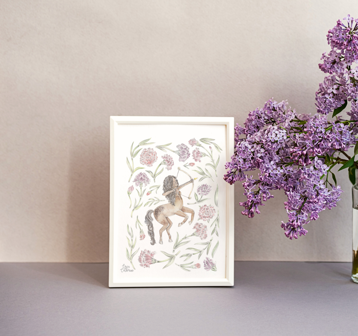 Sagittarius Zodiac Sign Print