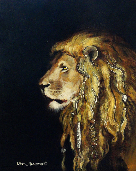 Samson Lion Print