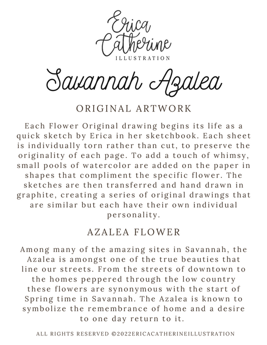 Savannah Azalea Original Artwork