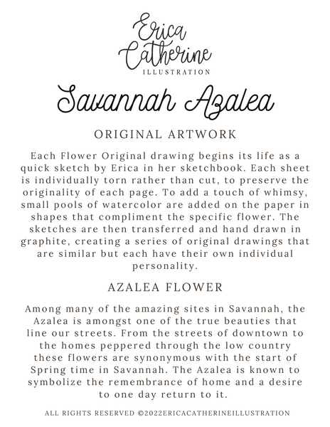 Savannah Azalea Original Artwork