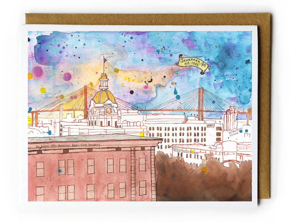 Savannah Skyline - Boxed Card Set