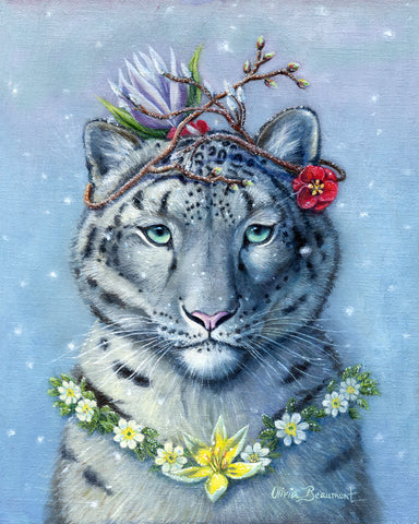 Senka Snow Leopard Print