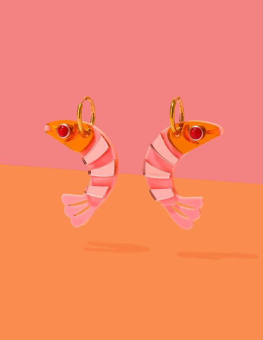 Shrimp Low Country Glam Hoops