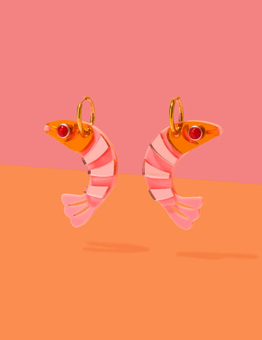 Shrimp Low Country Glam Hoops