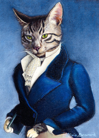 Sir Oscar Cat Print