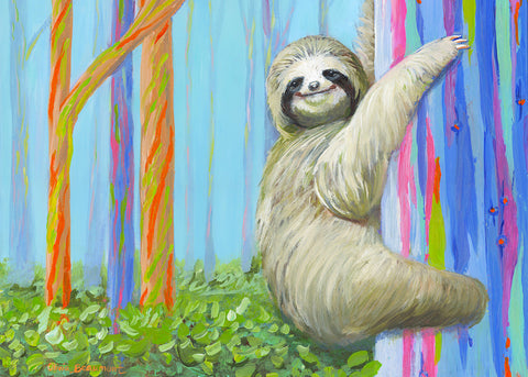 Slow Ride Sloth Print