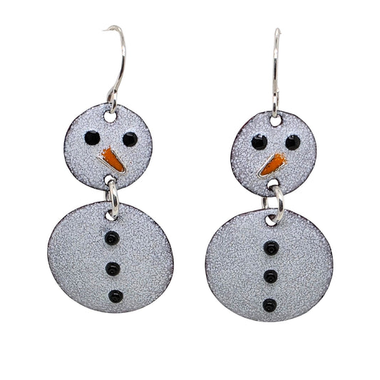Sneaky Snowmen Earrings