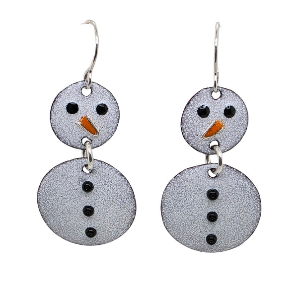 Sneaky Snowmen Earrings