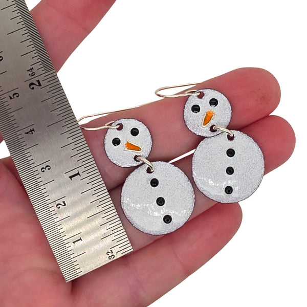 Sneaky Snowmen Earrings