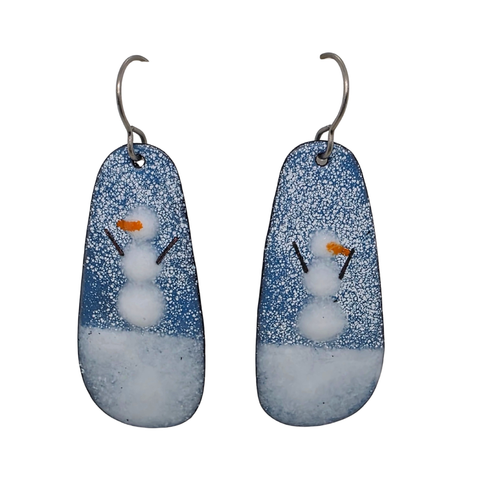 Snowy Snowmen Earrings