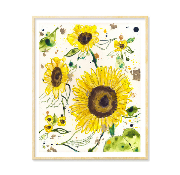 Sunflowers for Ukraine - Art Print