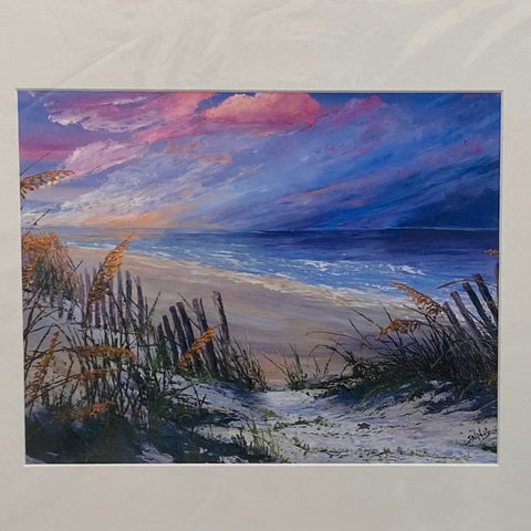 sunrise painting by Sue Nichols