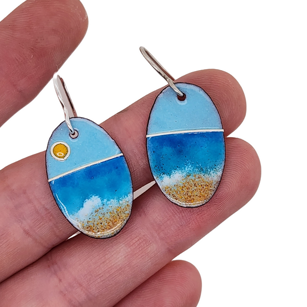 ocean inspired earrings