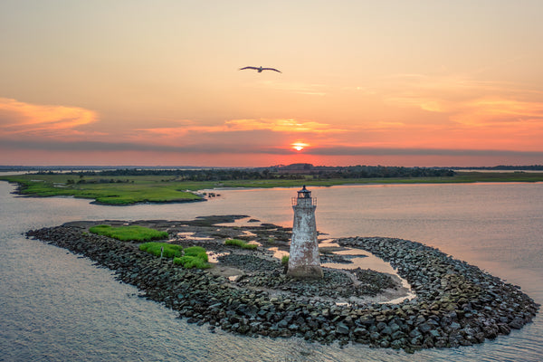 Sunset over Cockspur