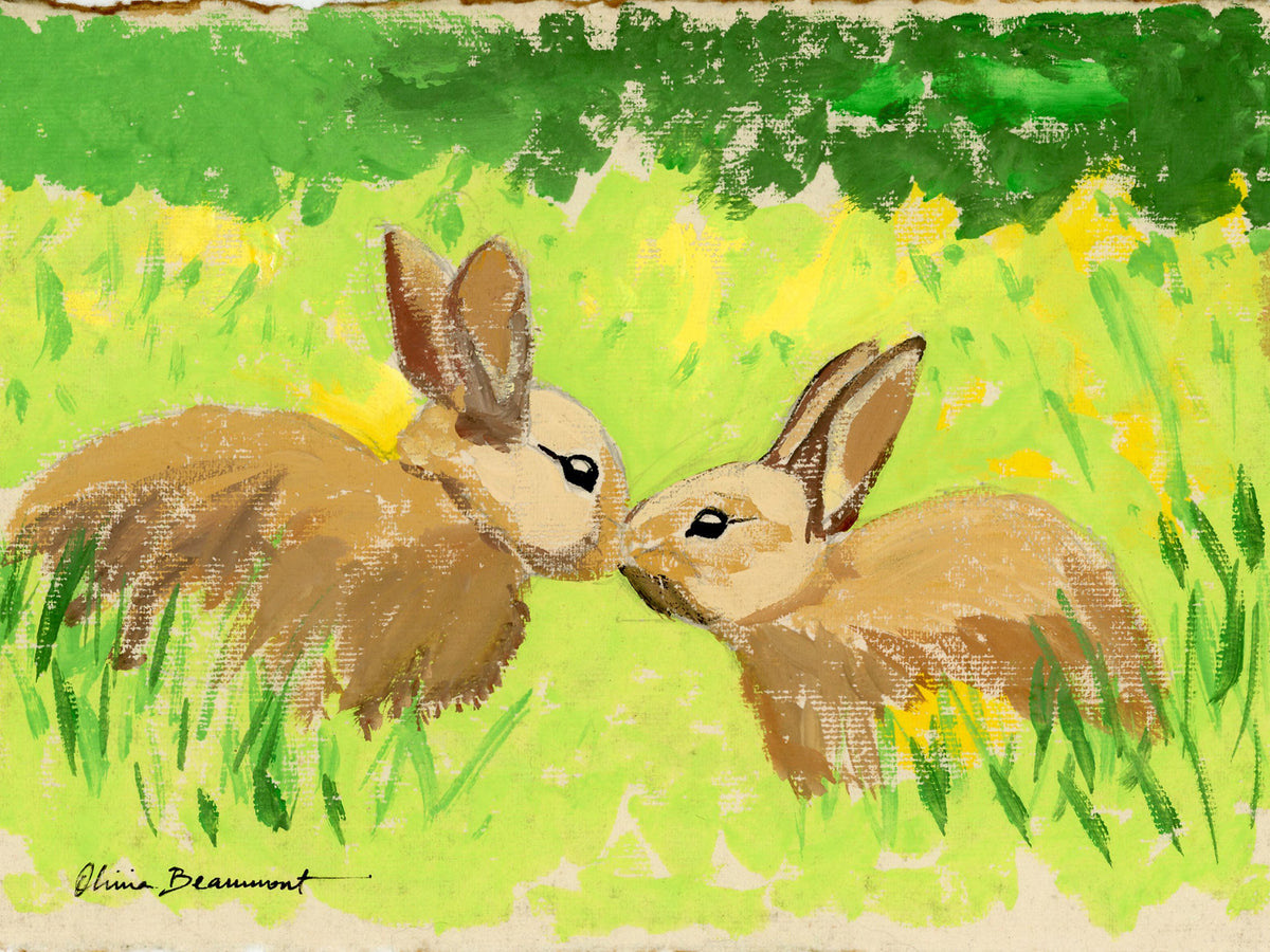 Sunshine & Kisses Rabbit Print