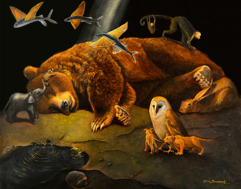 The Bear and the Dream Print