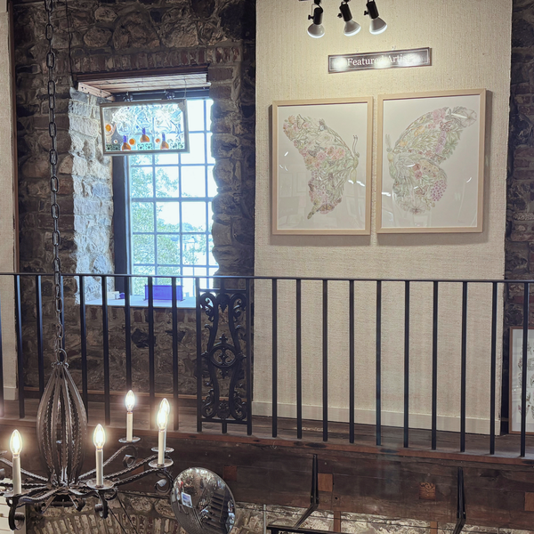 The Flight of Dusk and Dawn Original Artwork Diptych