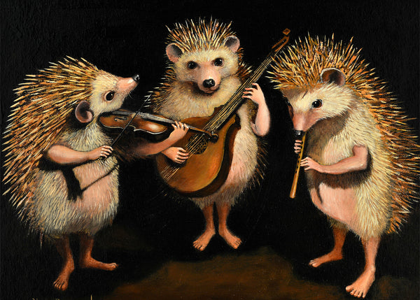 The Hoggins Brothers Hedgehog Print