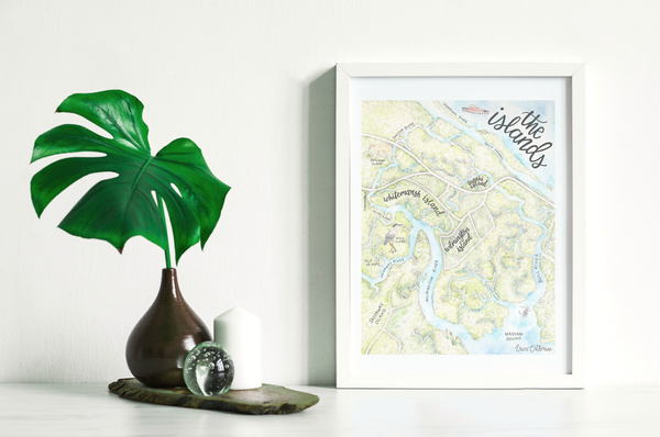 The Islands Map Print