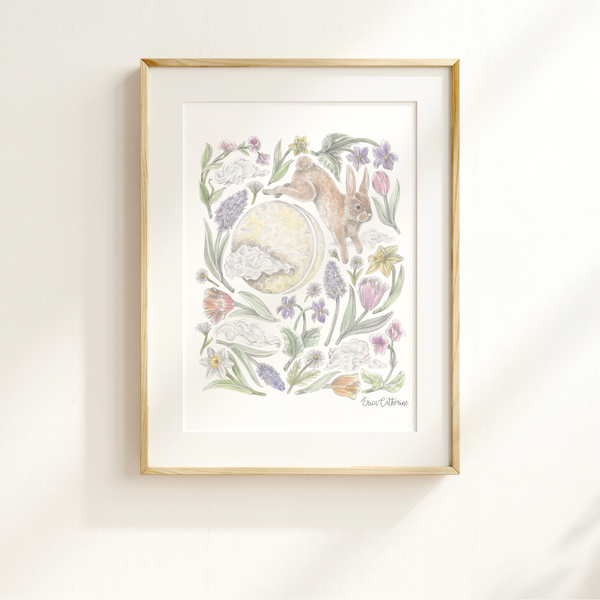 The Moonlight Leap Print