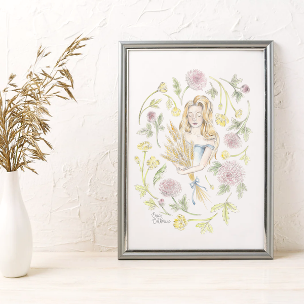 Virgo Zodiac Sign Print